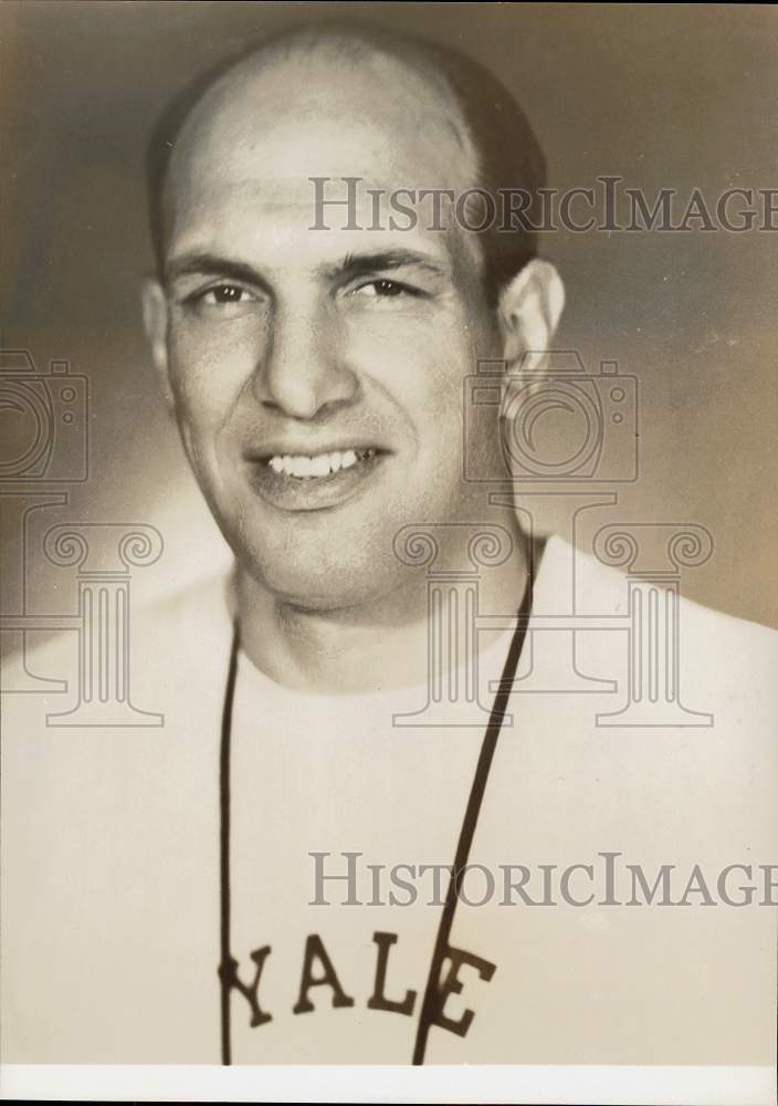 1952 Press Photo Yale college football coach Jordan Olivar - sas23705- Historic Images