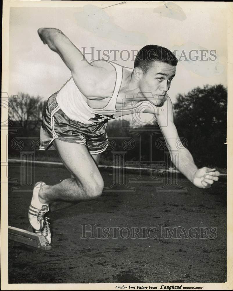 1958 Press Photo Track athlete Ralph Alspaugh - sas23775- Historic Images