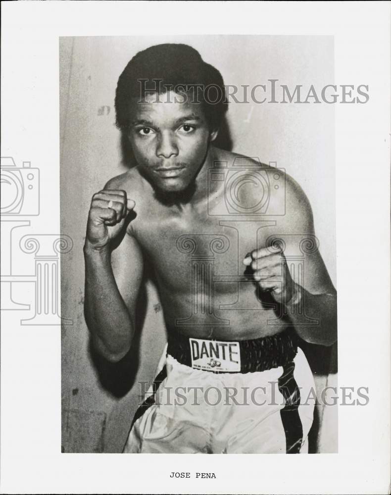 Press Photo Boxer Jose Pena - sas23883- Historic Images