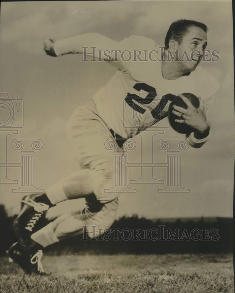 Press Photo Hal O'Brien SMU Fullback Football Player - sax00052- Historic Images