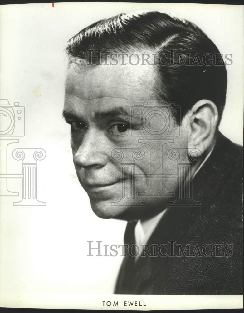 Press Photo Entertainer Tom Ewell - sax00679- Historic Images