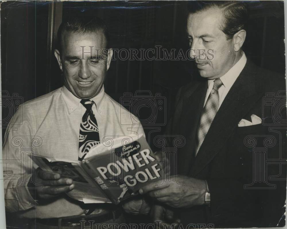 Press Photo Golfers Hogan and Henry Cotton - sax01185- Historic Images