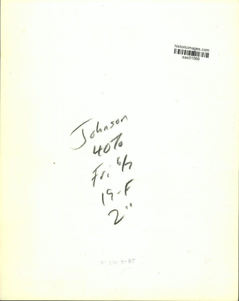 Press Photo Musician Michael E. Johnson of The Killer Bees - sax01569