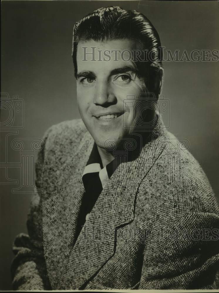 Press Photo TV personality Johnny Dugan on NBC show "Ladies Choice" - sax01867