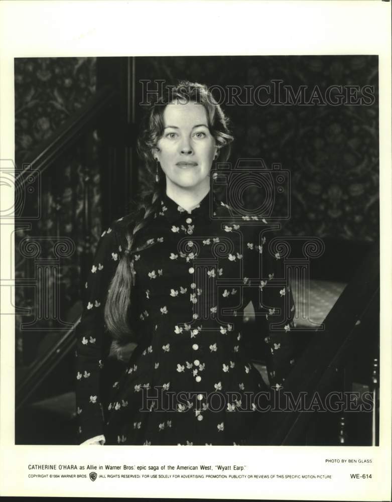 1994 Press Photo Actress Catherine O&#39;Hara as Allie in &quot;Wyatt Earp&quot; movie- Historic Images