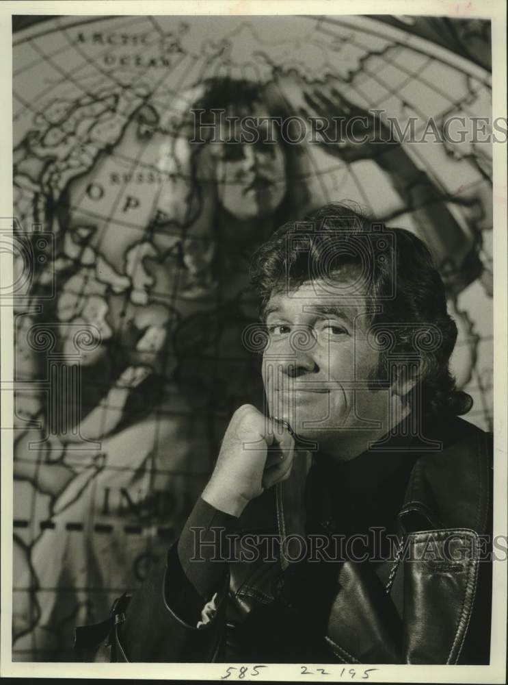 1973 Press Photo Actor Hugh O&#39;Brian in Global Adventurer - sax03389- Historic Images