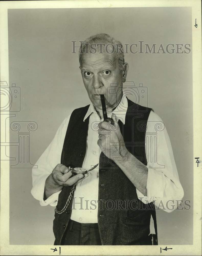 1965 Press Photo Actor Santos Ortega as Television Grampa - sax03409- Historic Images