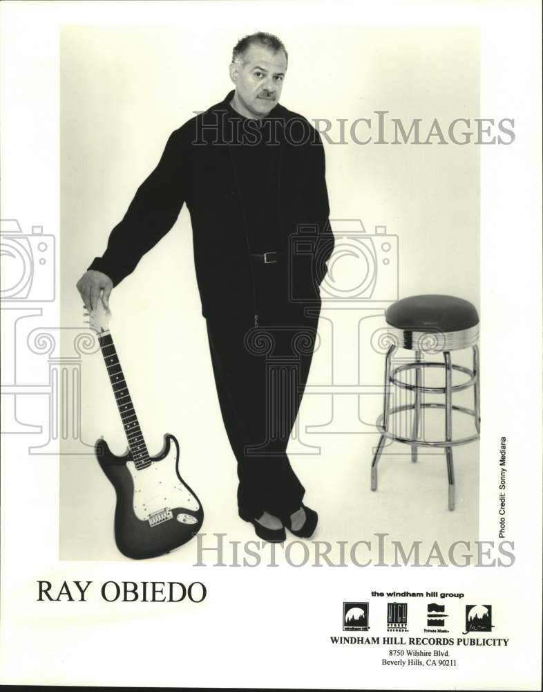 Press Photo Musician Ray Obiedo - sax03680- Historic Images