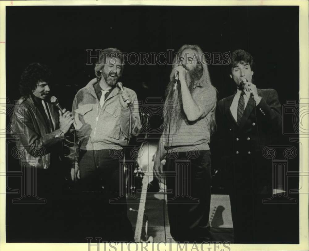 1984 Press PhotoThe Oak Ridge Boys, Musical Group including Richard Sterban- Historic Images