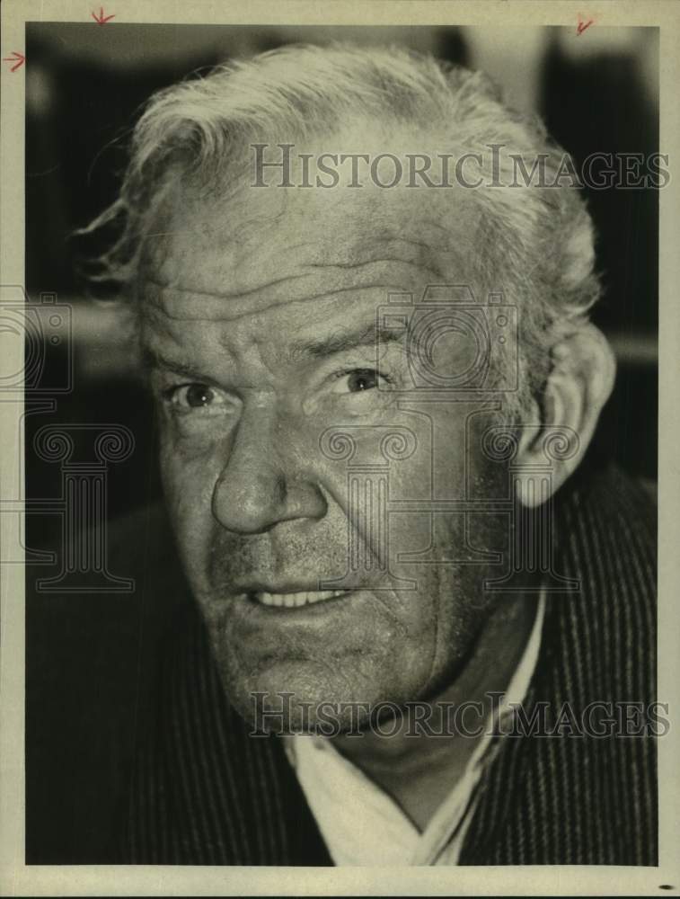1979 Press Photo Actor Andrew Duggan in &quot;Lou Grant&quot; Movie - sax06193