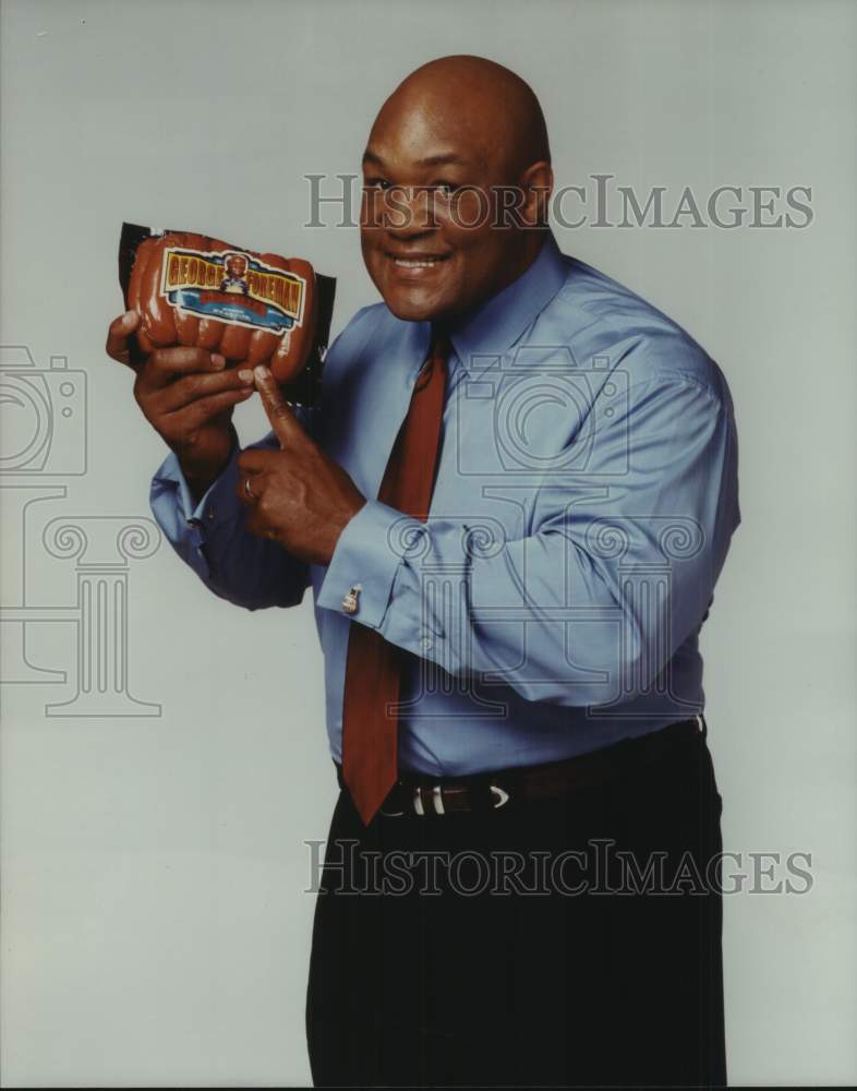 Press Photo Boxer George Foreman - sax06306- Historic Images