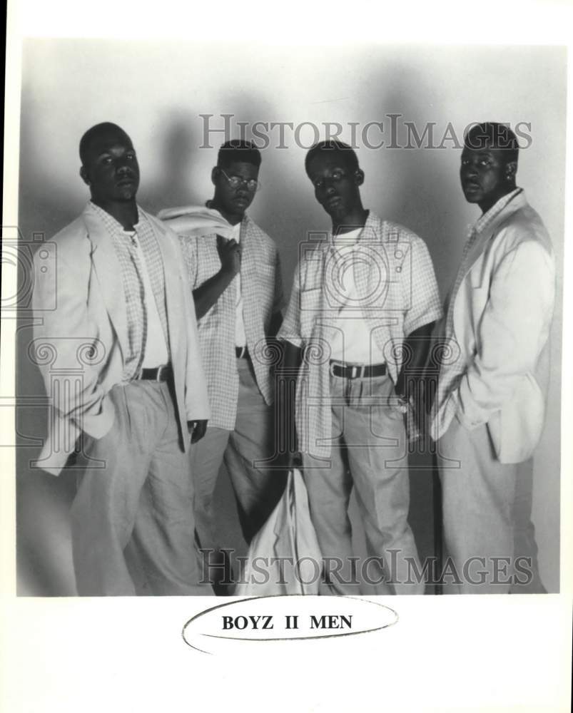 Press Photo Musical Group Boyz II Men - sax07851