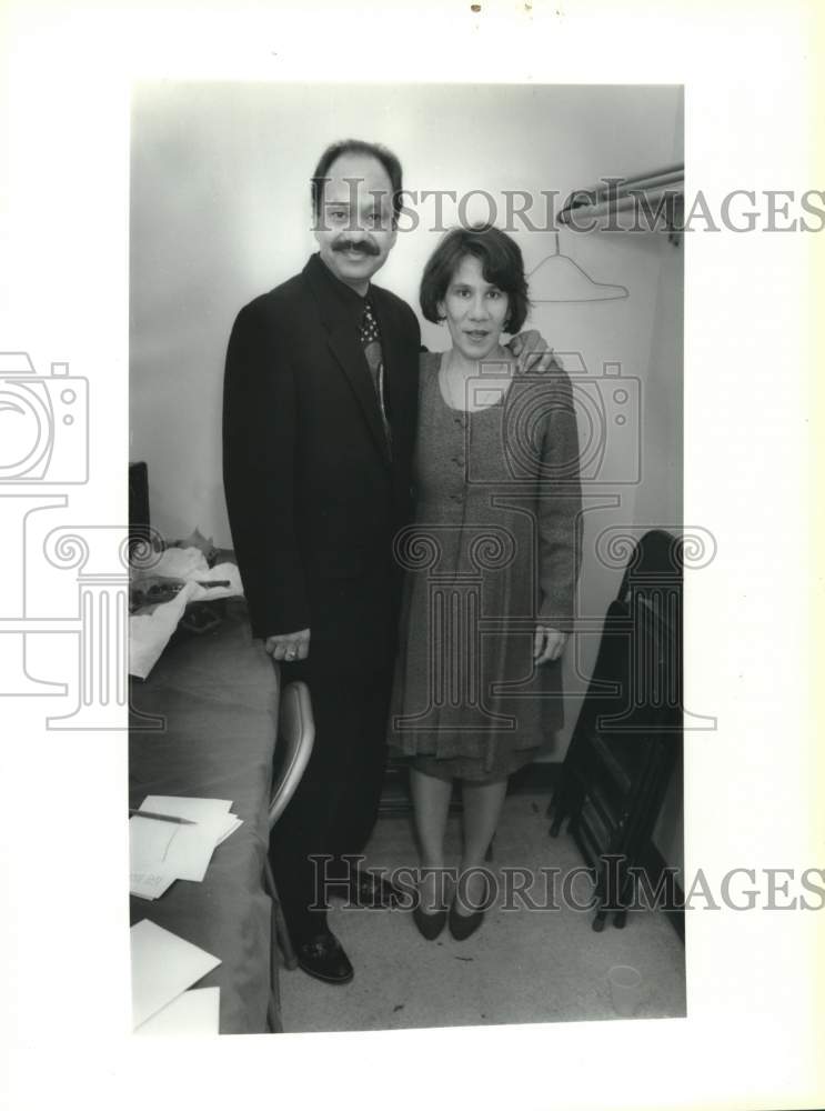 1992 Press Photo Comedian Cheech Marin at Guadalupe Cultural Arts Center Event