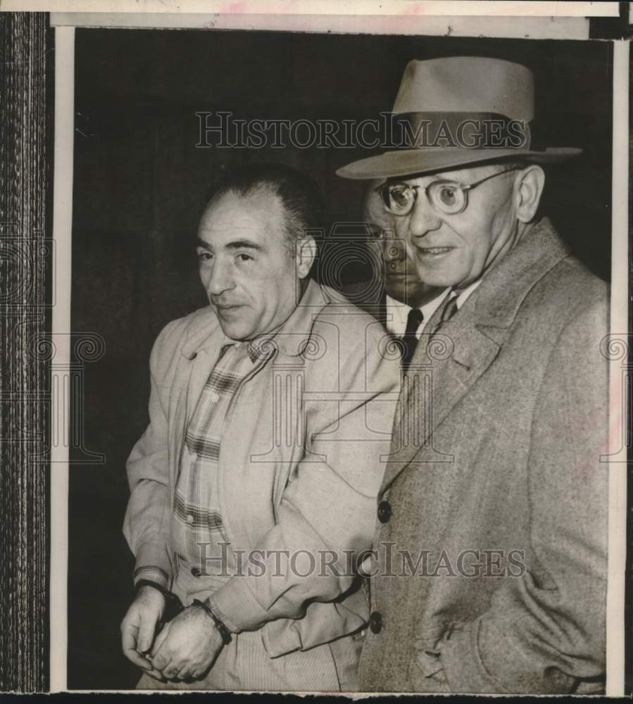 1956 Press Photo Domenico "Nick" Bando at Court for Acid Throwing Case