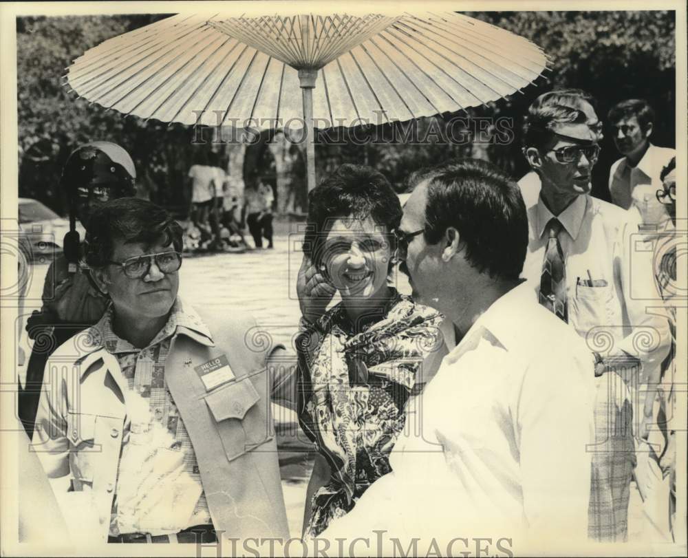 1977 Press Photo Second Lady Joan Mondale at San Antonio Event - sax08345