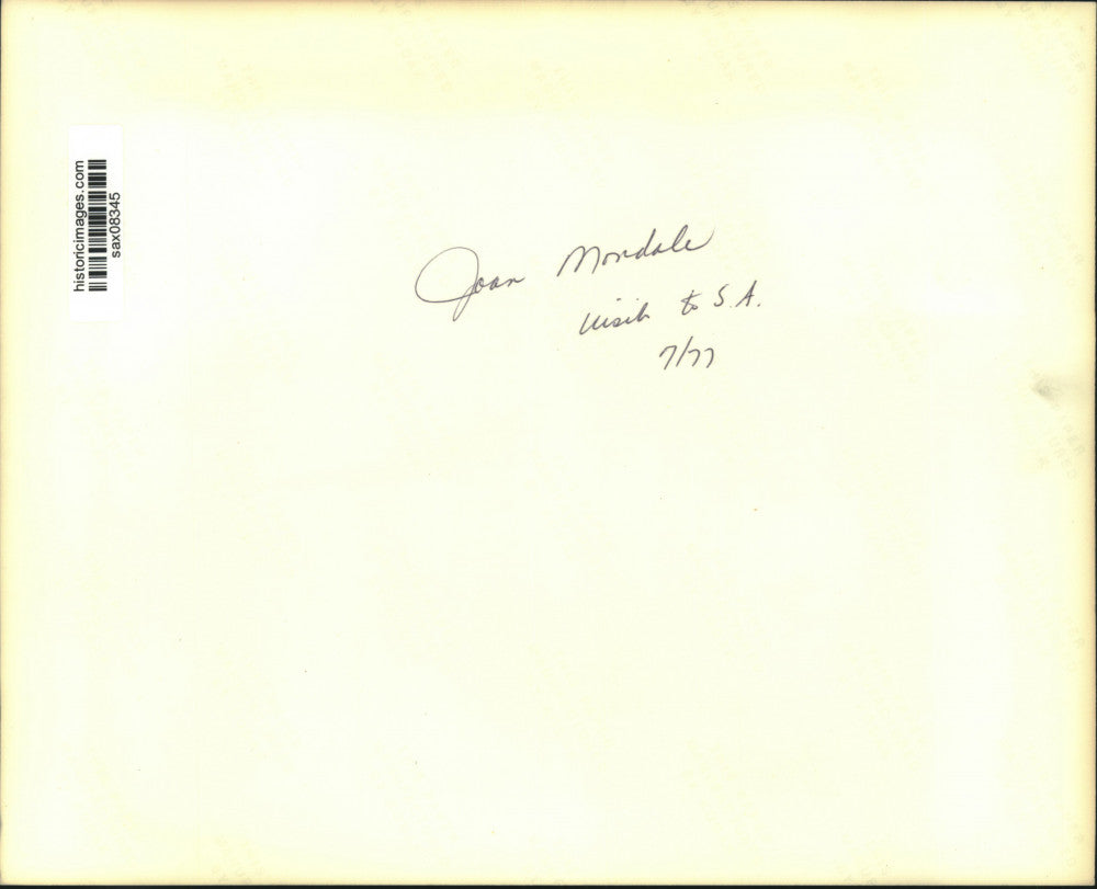 1977 Press Photo Second Lady Joan Mondale at San Antonio Event - sax08345