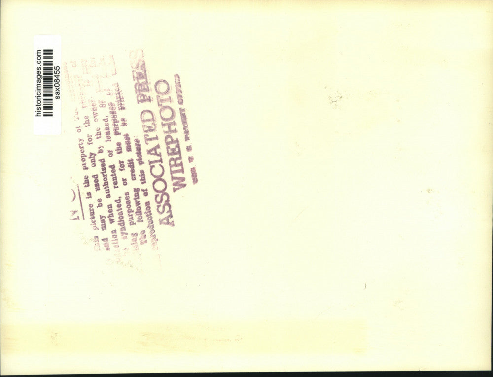 1952 Press Photo Closeup of King George VI Casket with Crown and Septer