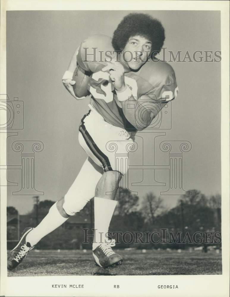 Press Photo University of Georgia Football Player Kevin McLee - sax09114- Historic Images