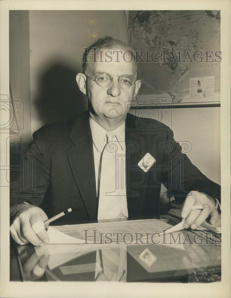 1943 Press Photo Harold H. Neff, Assistant to the Under Secretary of War- Historic Images