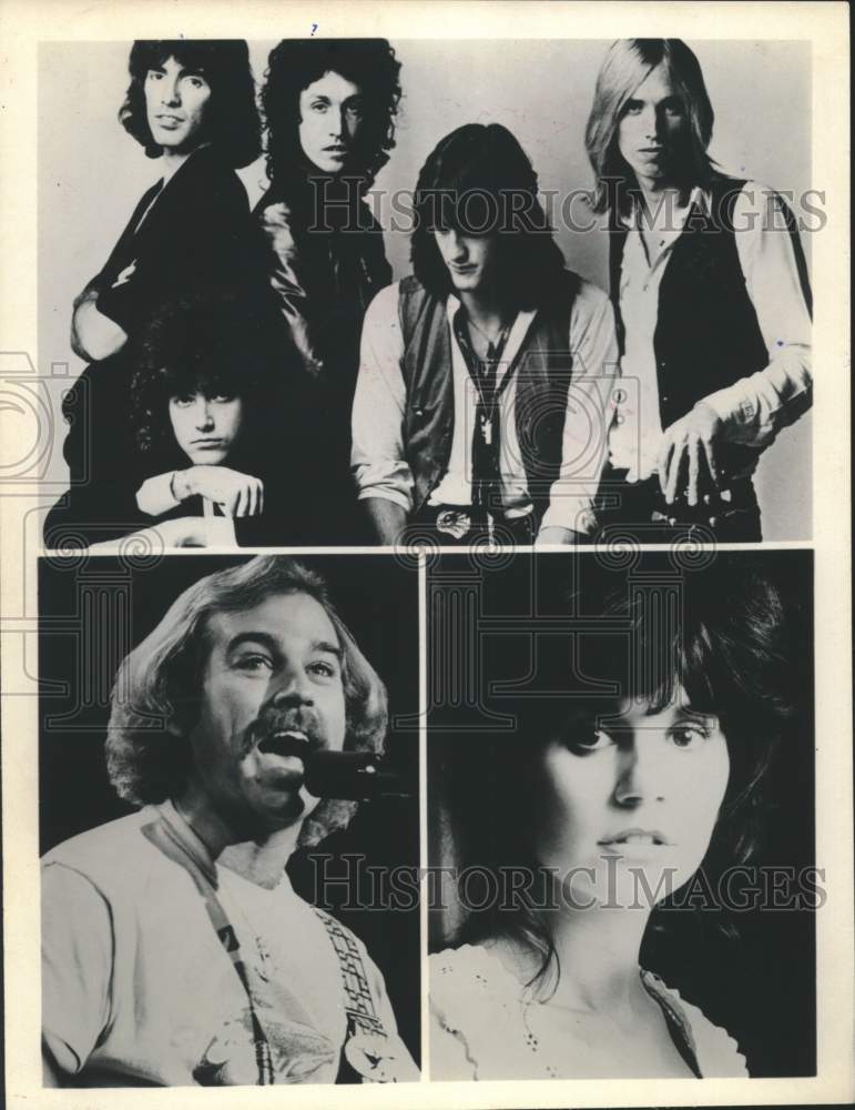 Press Photo Singer Linda Ronstadt and collage of musical artists - sax10190- Historic Images