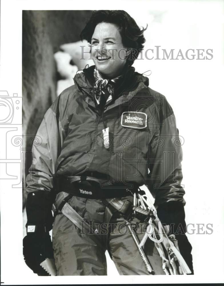 1994 Press Photo Sandy Hill Pittman, adventurer and mountaineer - sax10778