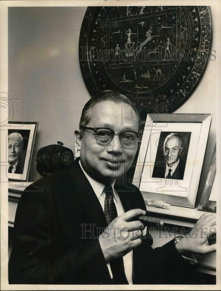 1964 Press Photo United Nations Secretary General U-Zhant - sax11589- Historic Images