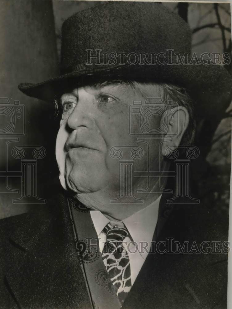 1947 Press Photo John L. Lewis, United Mine Workers president, Washington- Historic Images