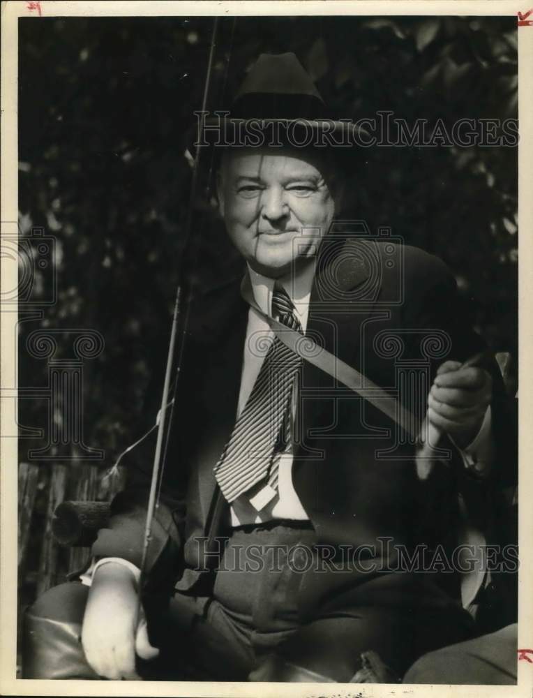 1963 Press Photo Herbert Hoover - sax12134