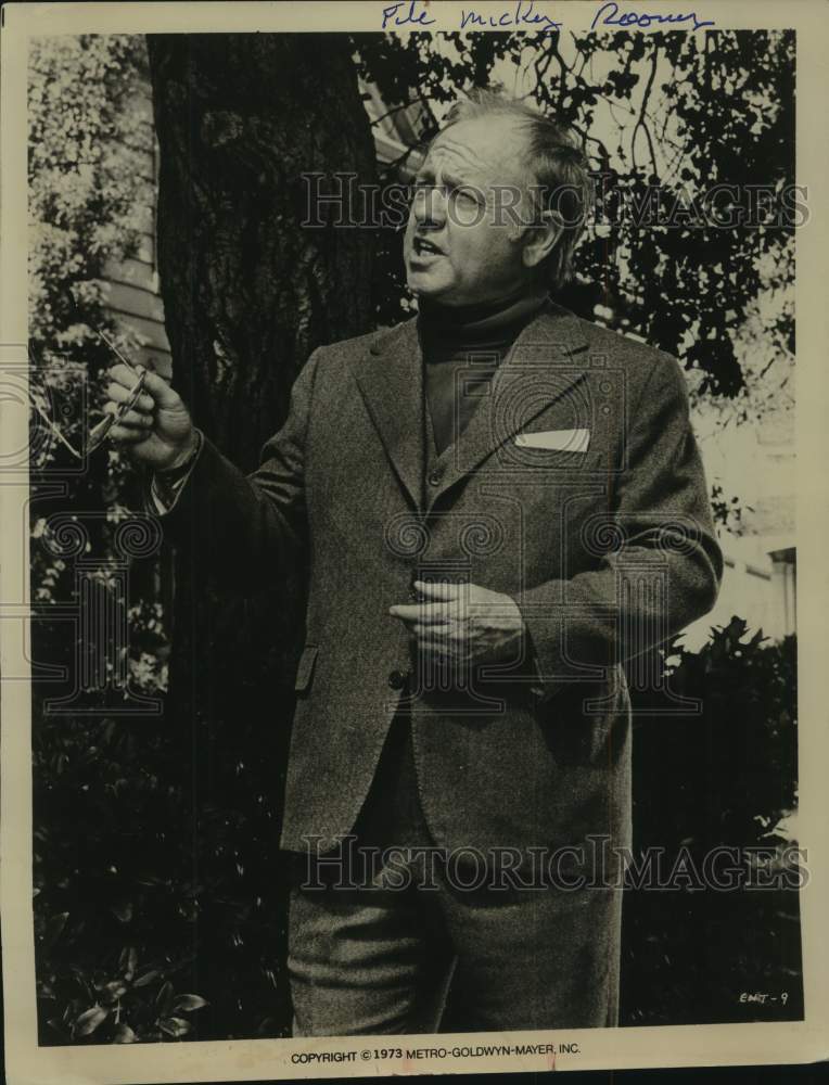 1973 Press Photo "That's Entertainment" Narrator Actor Mickey Rooney - sax13138- Historic Images