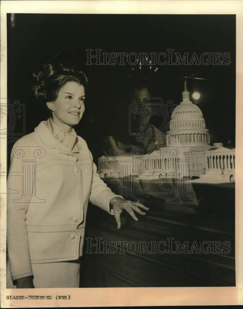 1969 Press Photo Nancy Strom Thurmond, Wife of South Carolina&#39;s Governor- Historic Images