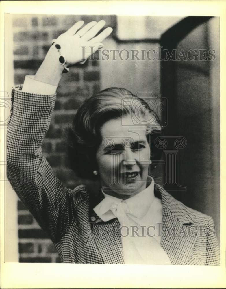 Press Photo Margaret Thacher, British Prime Minister - sax14752