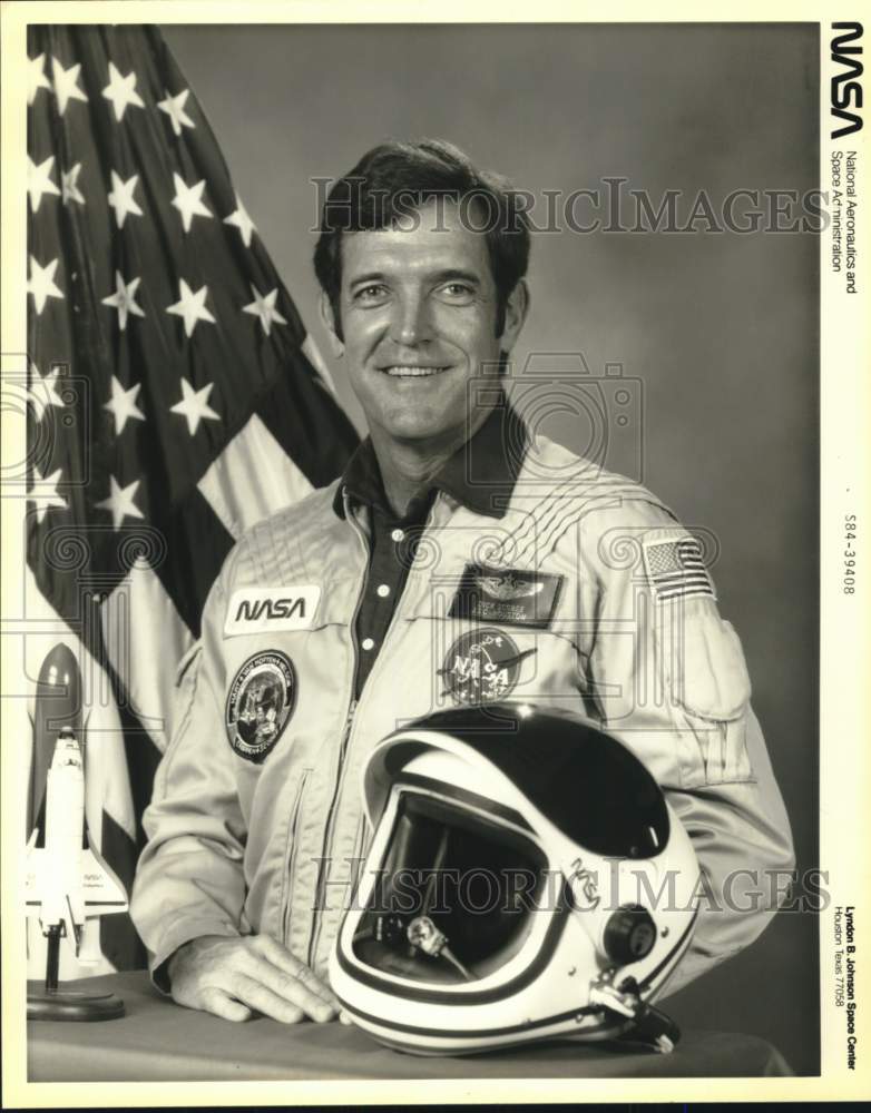 1978 Press Photo Astronaut Francis Scobee at Johnson Space Center, Houston, TX- Historic Images