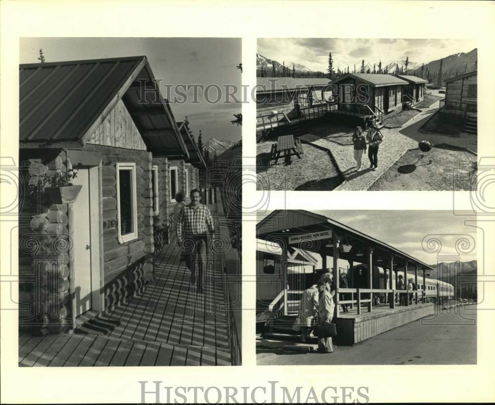 Press Photo Alaska&#39;s Denali National Park tourists accommodations - sax16436- Historic Images