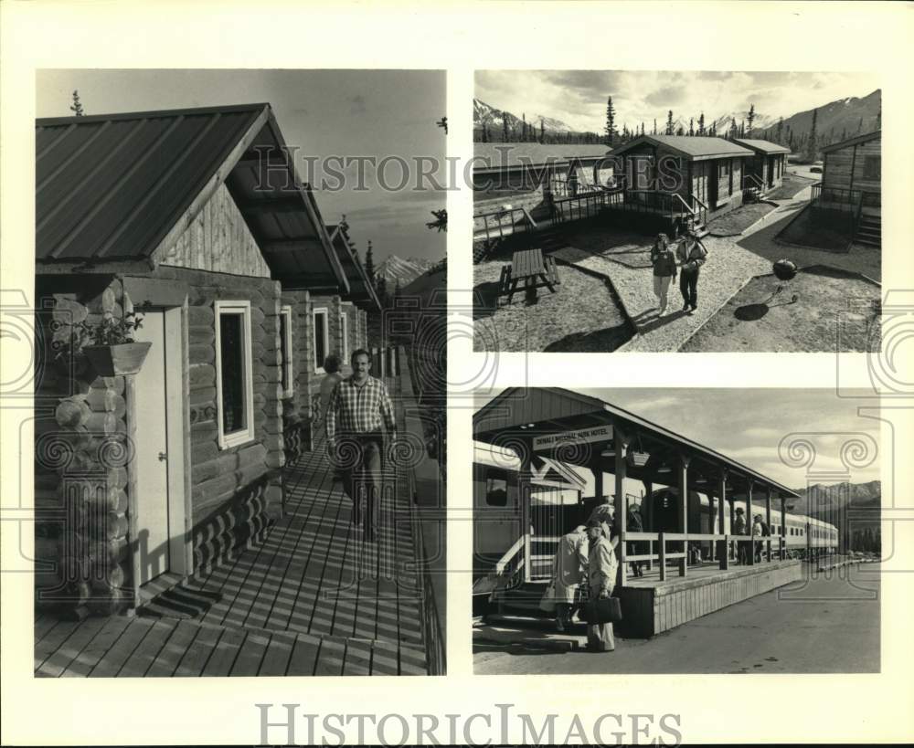 Press Photo Alaska's Denali National Park tourists accommodations - sax16436- Historic Images