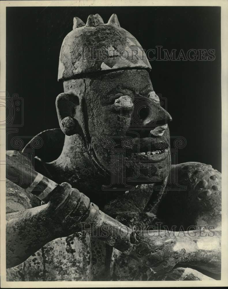 Press Photo Olmec monuments featured on GE Monogram Series special on ABC-TV- Historic Images