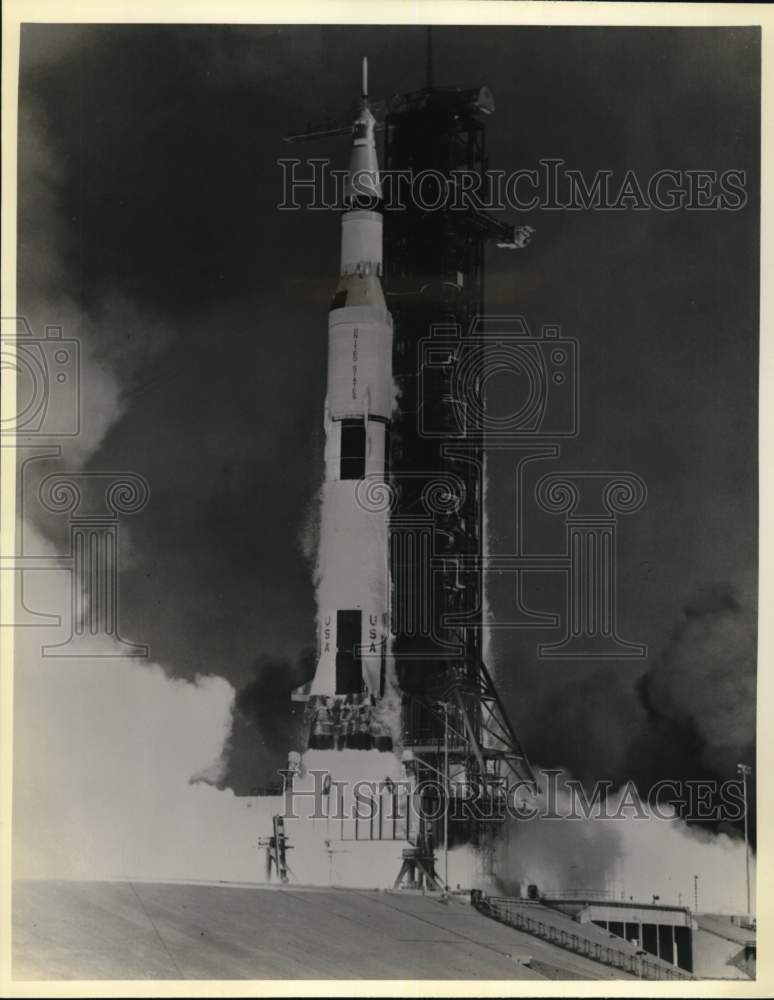 Press Photo Kennedy Space Center on Merritt Island, Florida. - sax17507- Historic Images