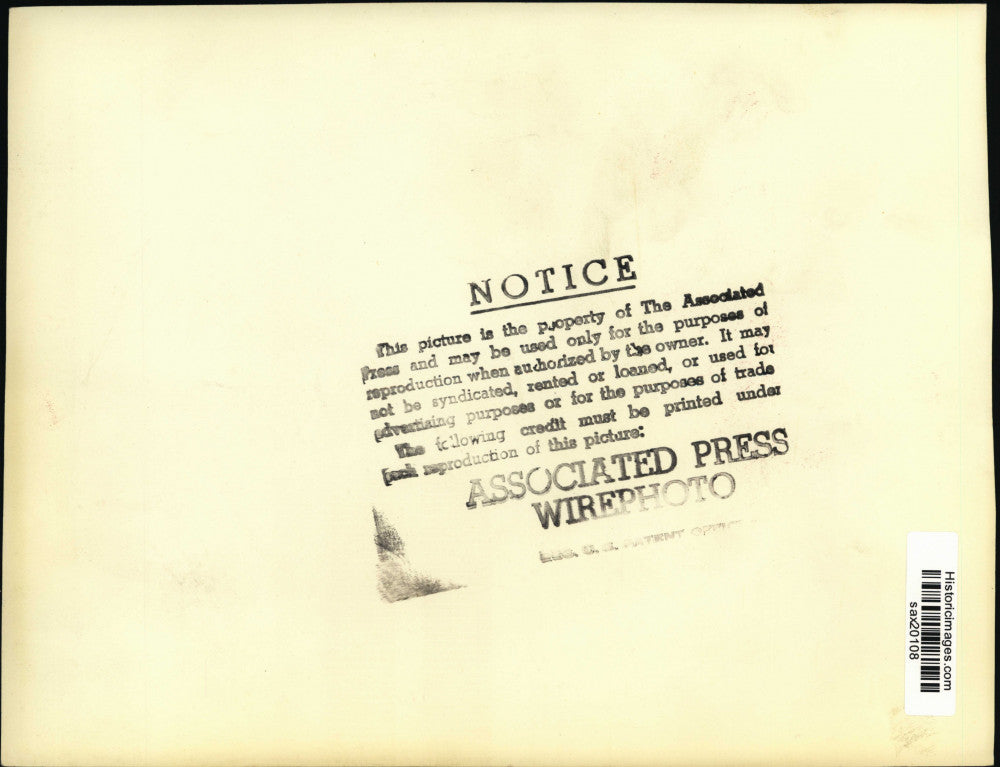 1943 Press Photo Jefferson Memorial Dedication Ceremony, Washington - sax20108