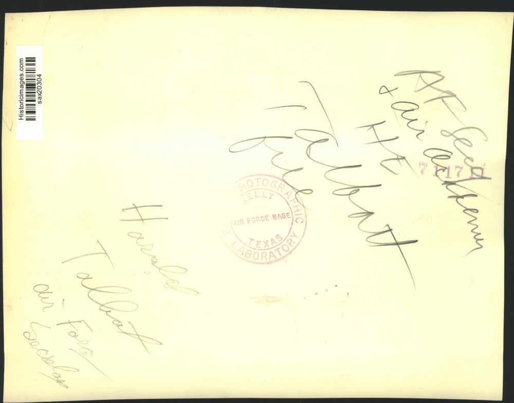 Press Photo Air Force Secretary Harold Talbott rides a helicopter - sax20304