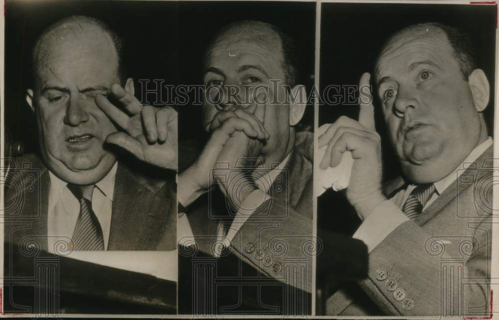 Press Photo John W. Meyer, publicity man for Howard Hughes - sax20372- Historic Images