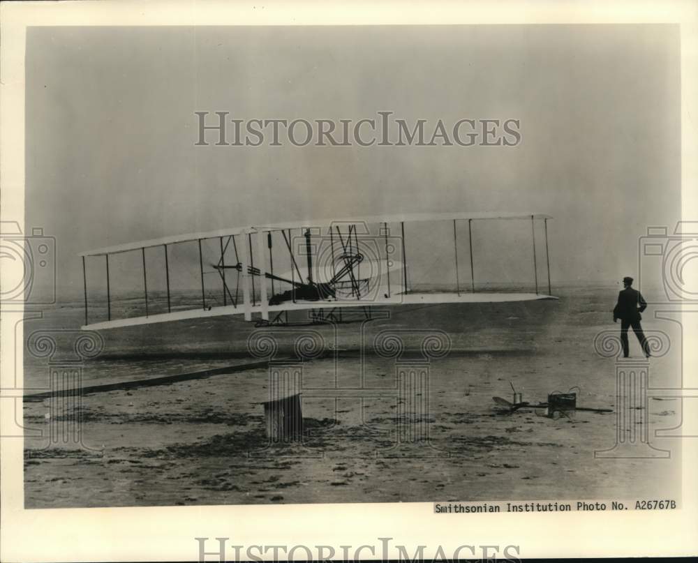 Press Photo Michael Moriarty stars as Wilbur Wright in &quot;The Winds of Kitty Hawk&quot;- Historic Images