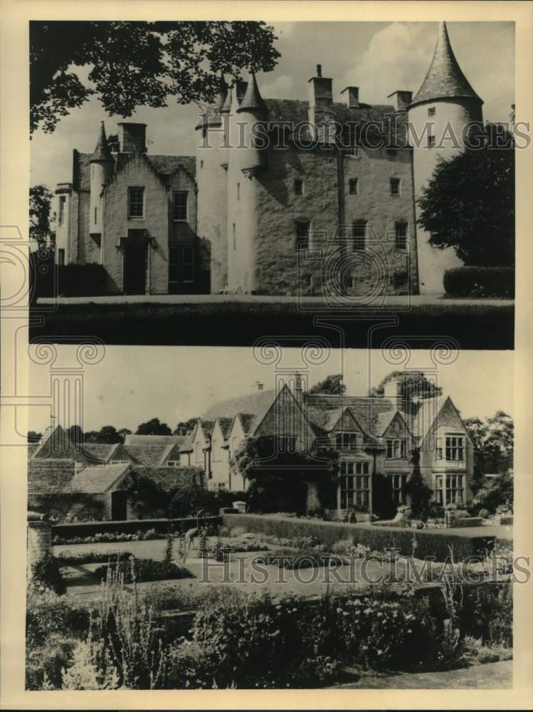 1976 Press Photo Castle in Aberdeenshire and manor house built in Cotswold stone- Historic Images