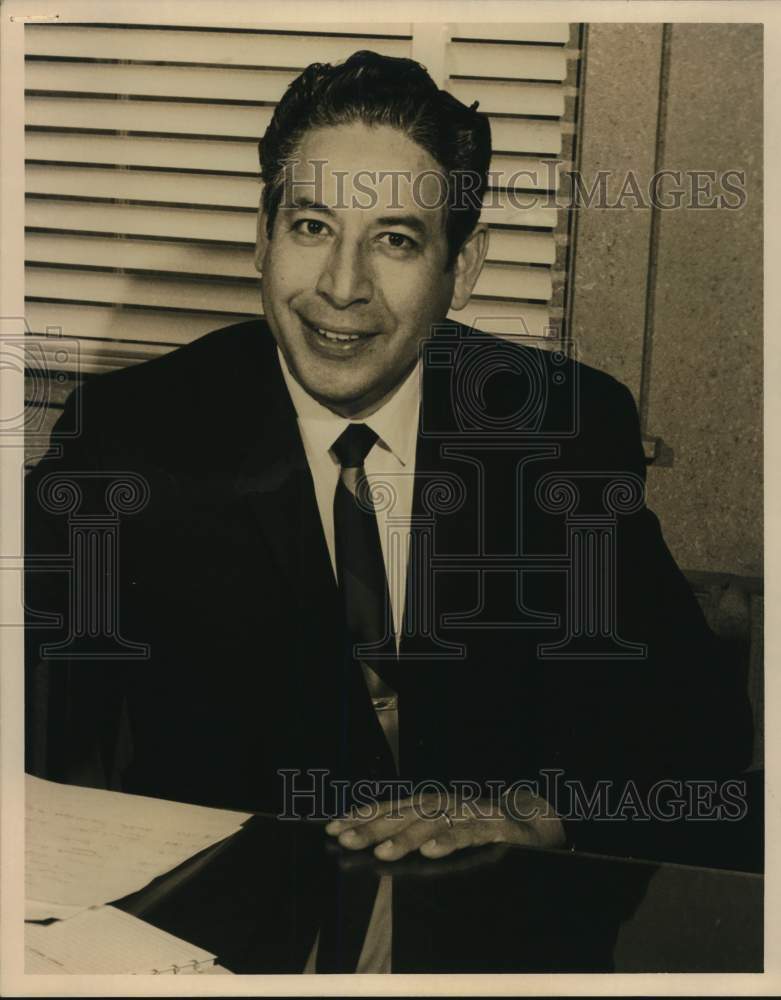 1969 Press Photo Fernando N. Villasana of the Equal Employment Opportunity- Historic Images