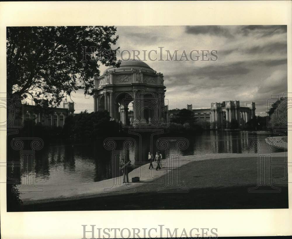 Press Photo The Palace of Fine Arts in San Francisco - sax22858- Historic Images