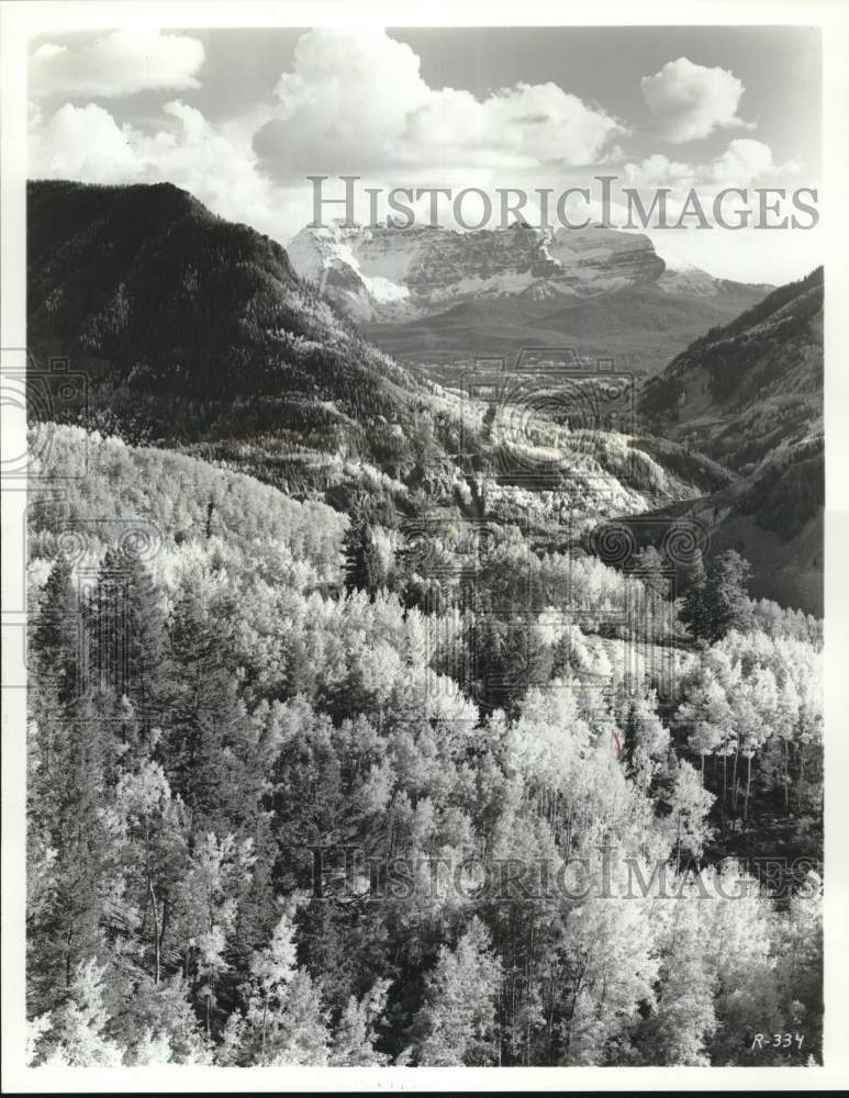 Press Photo A general view of Sheep Mountain in Dolores County, Colorado- Historic Images