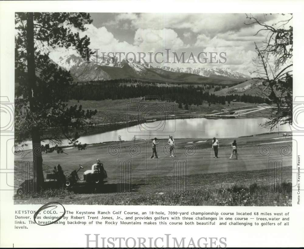 Press Photo The Keystone Ranch Golf Course located west of Denver- Historic Images