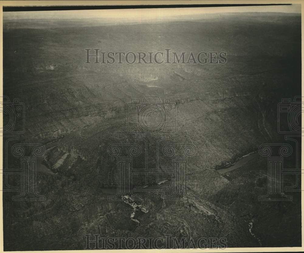 Press Photo Aerial view of state park - sax23810- Historic Images