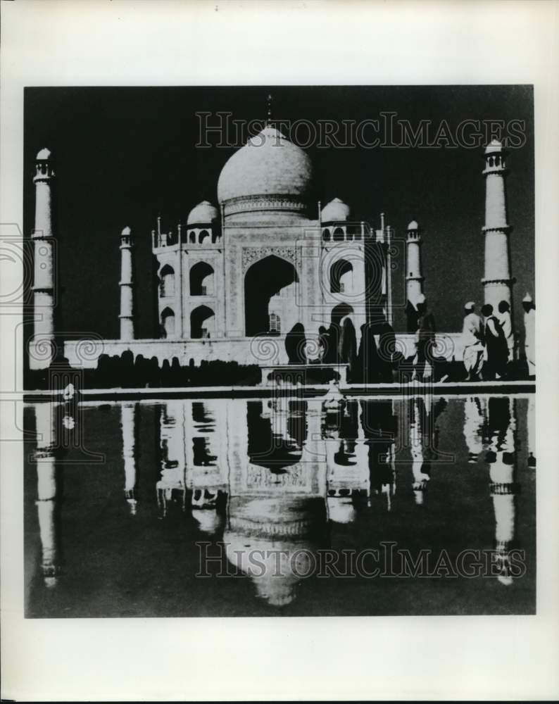 Press Photo General view of the Taj Mahal in India - sax24490- Historic Images