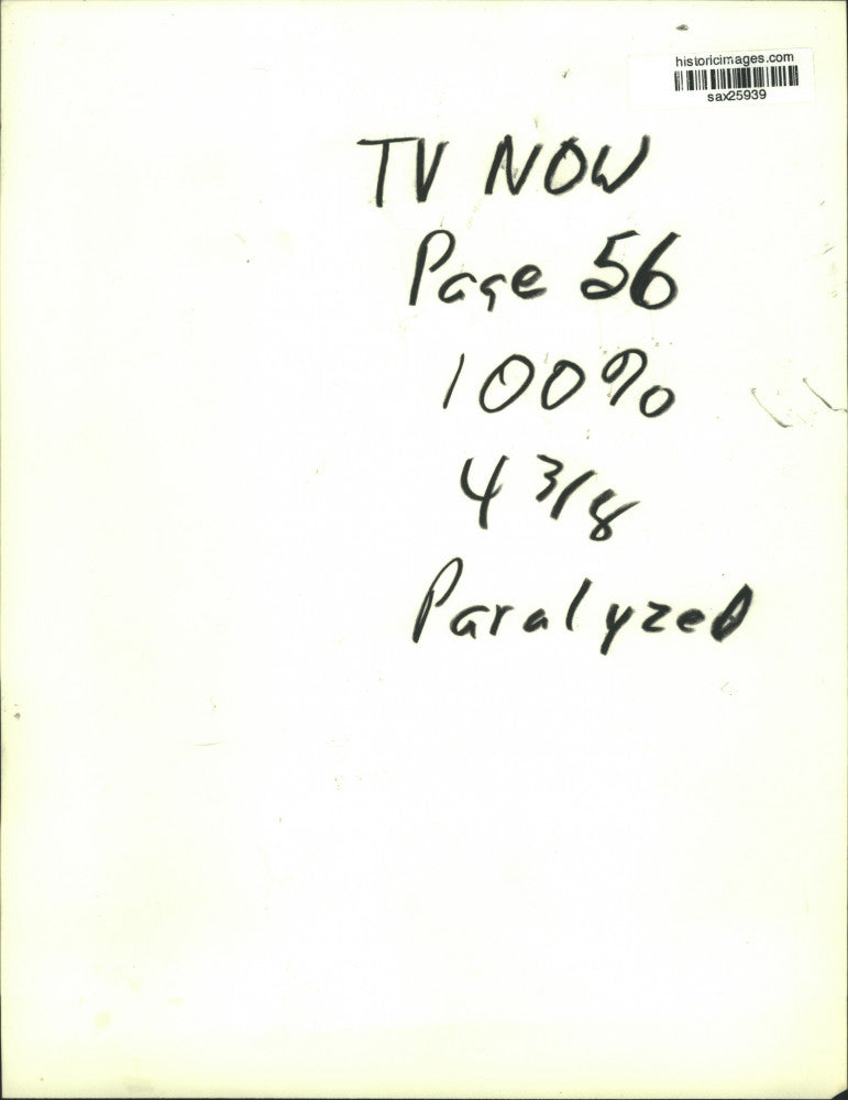 1984 Press Photo Sam Khawam a paraplegic walks with the aid of computer