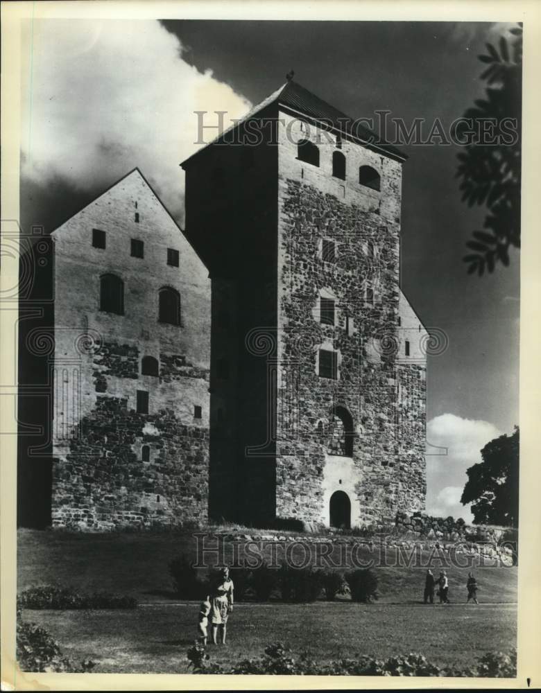 Press Photo Overall view of Turku Castle in Finland - sax26280- Historic Images