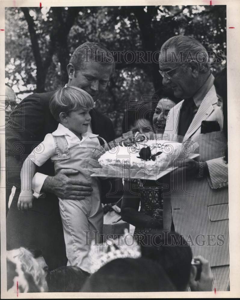 1970 Press Photo Lyn Nugent attends Lyndon B. Johnson Park Dedication- Historic Images